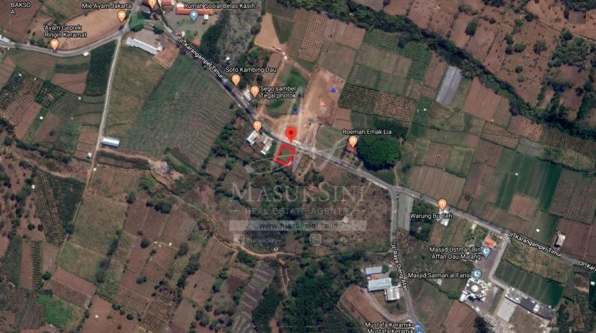 Tanah Dijual di Petungsewu Dau Malang