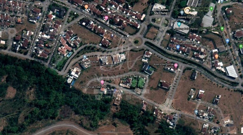 Dijual Tanah Kavling Villa Puncak Tidar Malang
