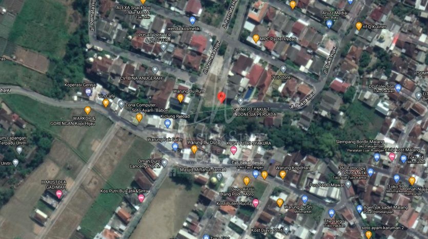 Tanah Dijual di Bukit Hijau Tlogomas Malang